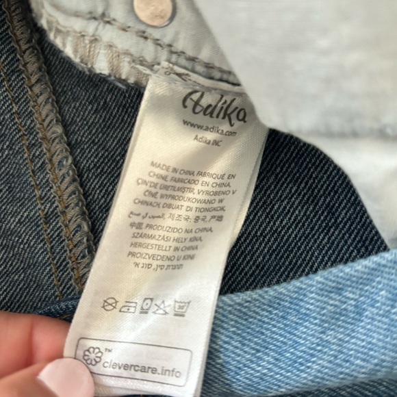 NWOT Adika Woman’s Patchwork Denim Y2K Jeans size M 28 29 - Picture 5 of 11